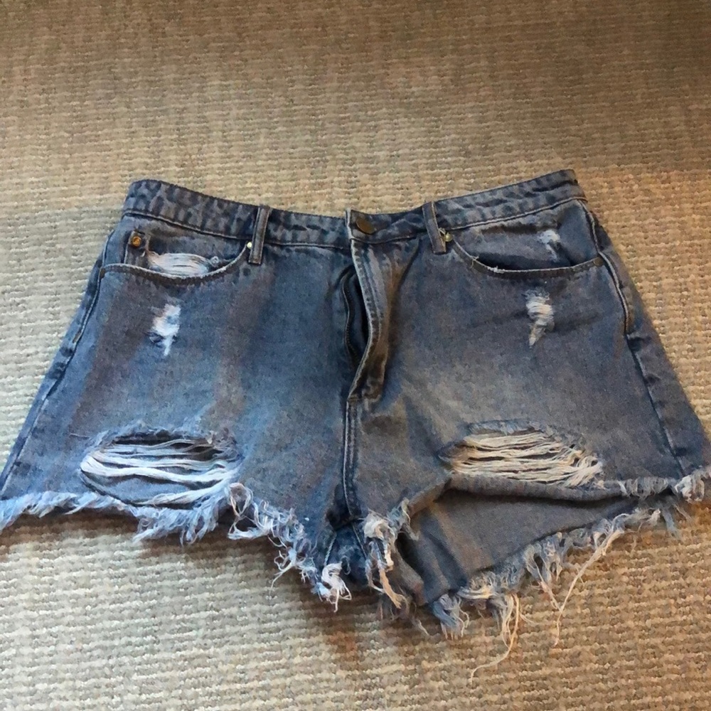 Articles of Society cutoff shorts